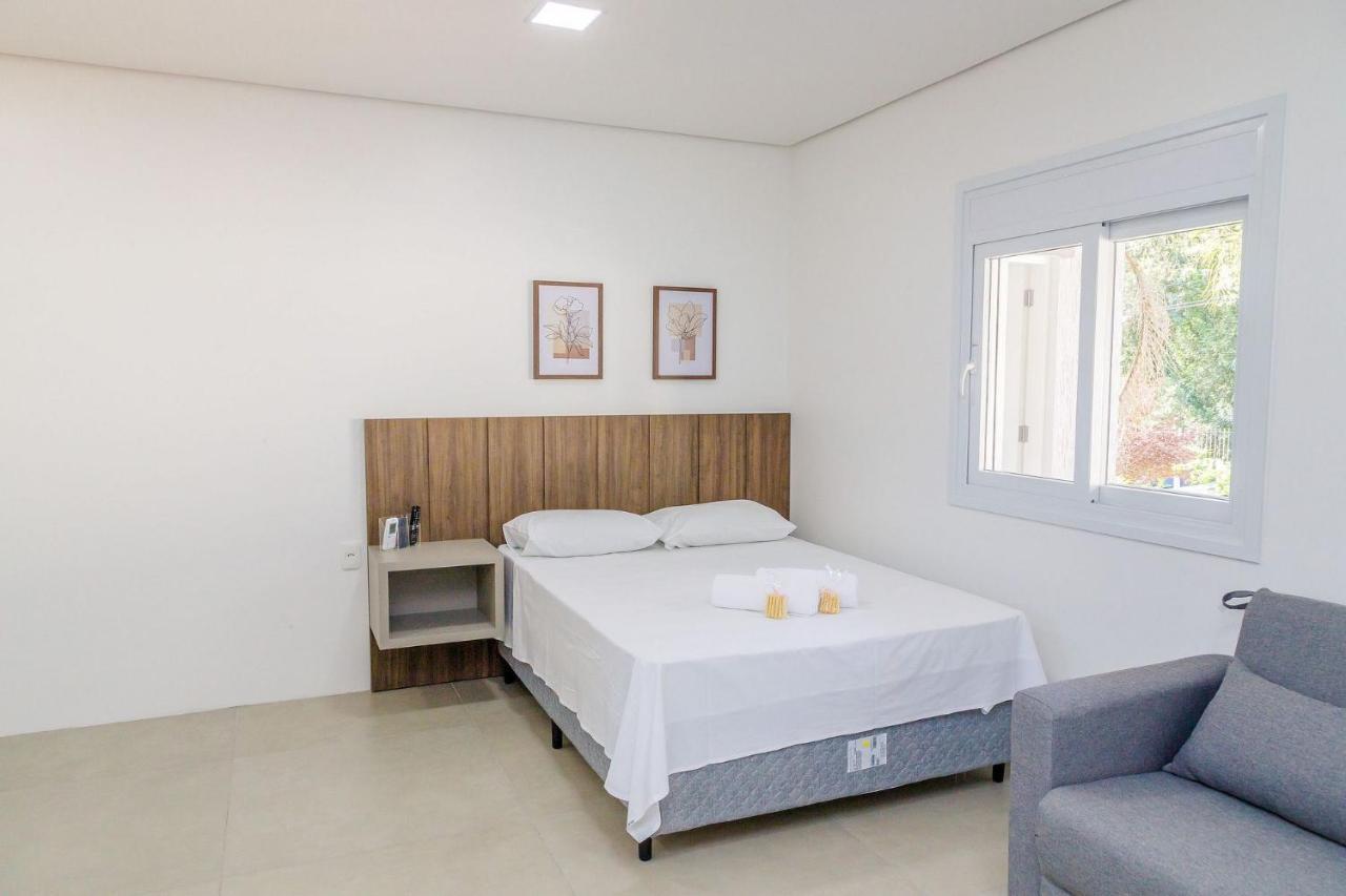 LOCAR-IN GRAMADO Flat Centro a 600 m da Rua Coberta Apartment Bagian luar foto