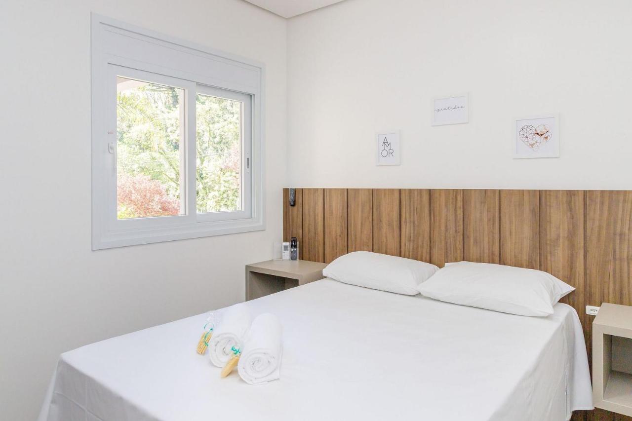 LOCAR-IN GRAMADO Flat Centro a 600 m da Rua Coberta Apartment Bagian luar foto